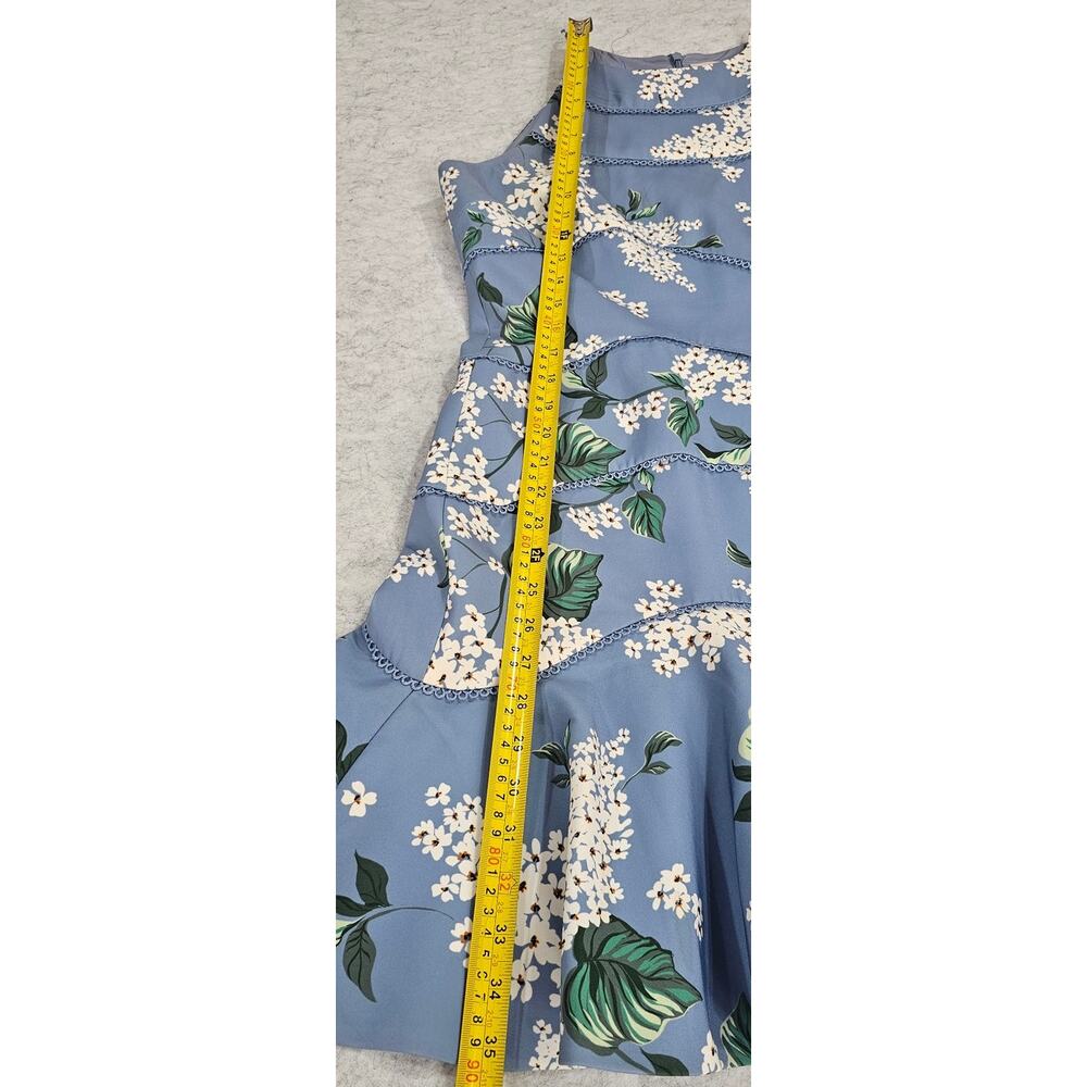 Keepsake Dress Wild Thoughts, Ruffled Curved Hem, Lined, Floral, Sexy, New Sz L - Picture 9 of 13